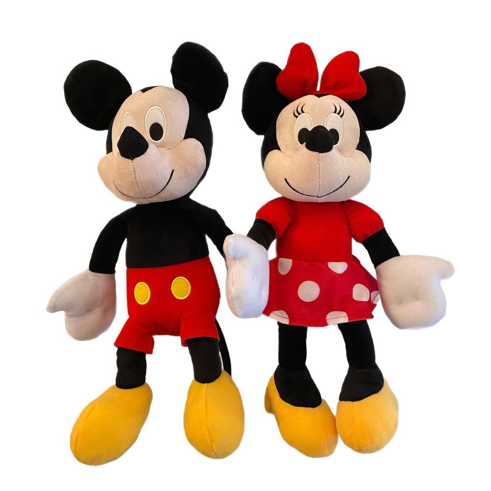 Disney Micky & Minnie Mouse Pair 14" Tall NWT